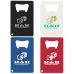 HH178 Credit Card Shaped Bottle Opener With Custom Imprint